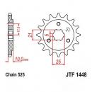 Ritzel 13Z Teilung 525 grobverzahnt 5 Innendurchmesser 21/25