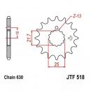 Ritzel 16Z Teilung 630 feinverzahnt Innendurchmesser 21.6/25