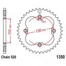 Kettenrad 37Z Teilung 520 Innendurchmesser 110 Lochkreis 130