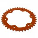 Alu-Kettenrad 39Z Teilung 525 orange Sitta Innendurchmesser 000 Lochkreis 155