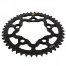 Alu-Kettenrad 44Z Teilung 525 schwarz Sitta Innendurchmesser 101 Lochkreis 124