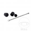 Sturzpad für Achse vorne Evotech, schwarz PRFA-0820-Dn