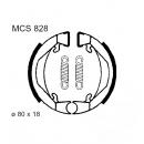 Bremsbacken hinten TRW Lucas MCS828 inkl. Federn