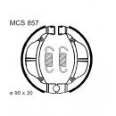 Bremsbacken hinten TRW Lucas MCS857 inkl. Federn