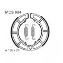 Bremsbacken hinten TRW Lucas MCS904 inkl. Federn