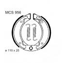 Bremsbacken hinten TRW Lucas MCS956 inkl. Federn