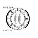 Bremsbacken hinten TRW Lucas MCS959 inkl. Federn