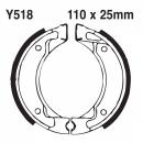 Bremsbacken hinten EBC Grooved Y518G inkl. Federn