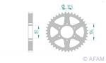 AFAM Kettenrad Stahl Teilung 630, Zähne 38