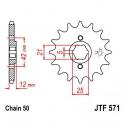 Antriebsritzel, Ritzel Teilung 530, 17 Zähne