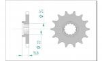 Antriebsritzel, Ritzel Teilung 525, 14 Zähne