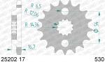 Antriebsritzel, Ritzel Teilung 530, 17 Zähne