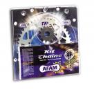 AFAM Kettensatz Alu, TM MX 85 Big Wheel Frame 125cc, mit A520MX4-G Kette