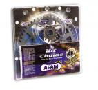 AFAM Kettensatz Alu, SCORPA TY-S 125 F, mit A428R1-G Kette