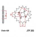JT Ritzel 17Z Teilung 420