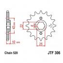 JT Ritzel 15Z Teilung 520