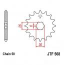 JT Ritzel 17Z Teilung 530