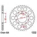 JT Kettenrad Stahl 37Z Teilung 525