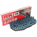 Kette RK blau BL428SB 146 Glieder offen mit Clipschloss
