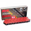 Kette RK rot RK RT530GXW 114 Glieder offen mit Nietschloss
