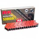 Kette RK rot RT530XSOZ1 110 Glieder offen mit Nietschloss